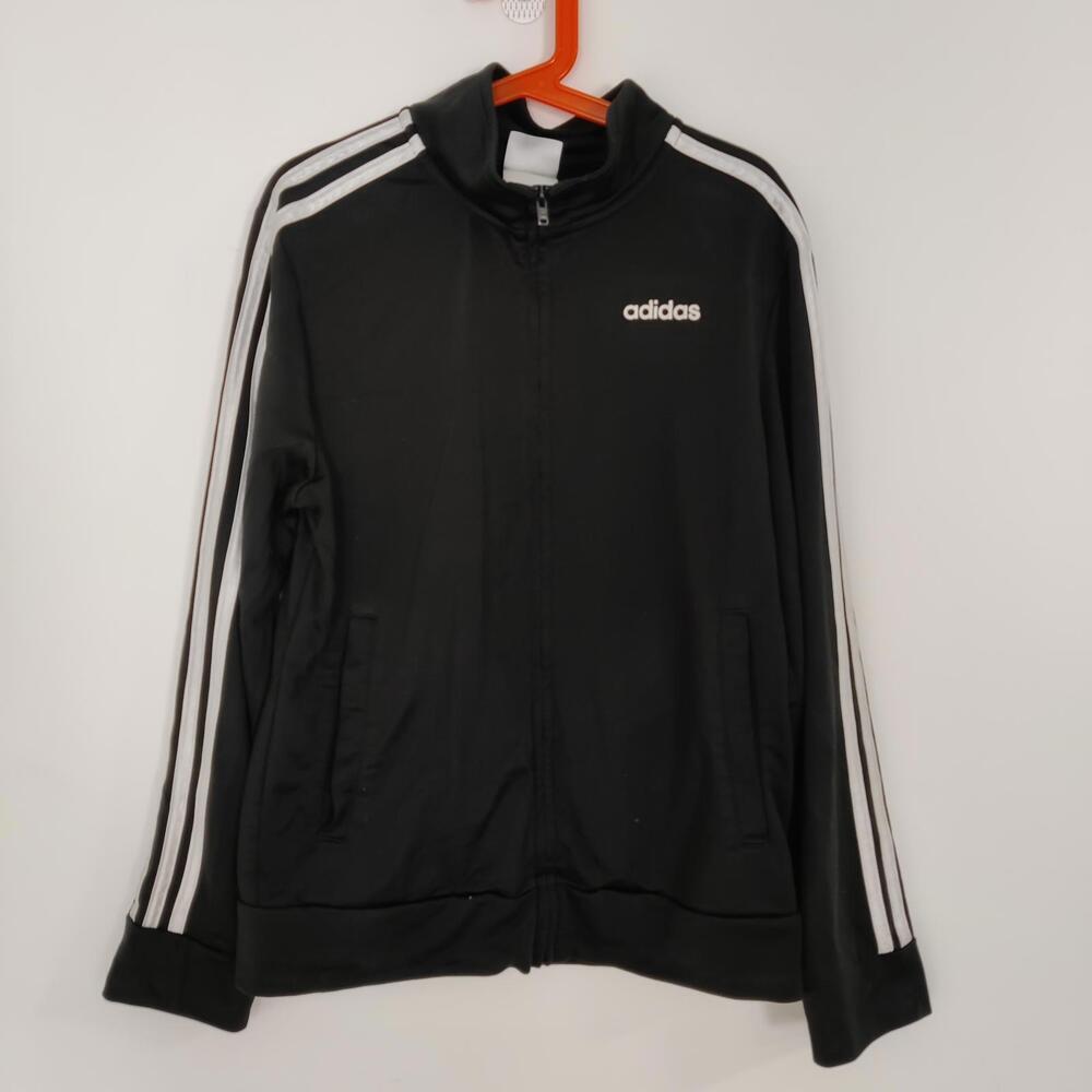Adidas Boy's Black Sweatshirt Size Youth Medium Gorpcore Streetwear Athletic